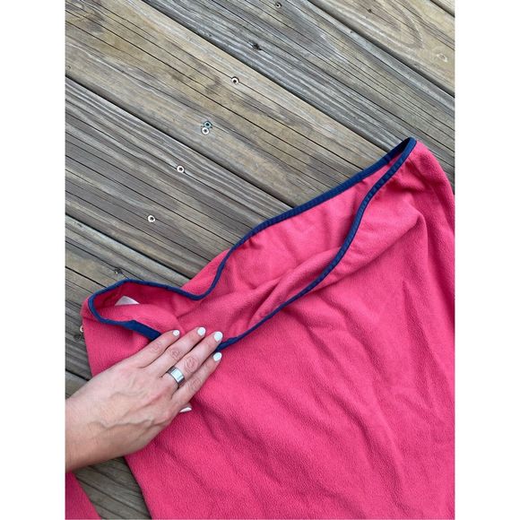 Patagonia Micro D Snap-T Fleece Pink / Blue Trim Pullover Sweatshirt, Size Large - Picture 7 of 16